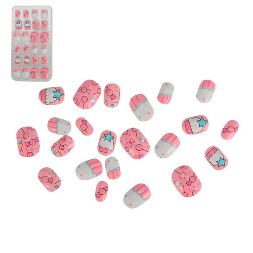 Kids false nails - nails, colorful