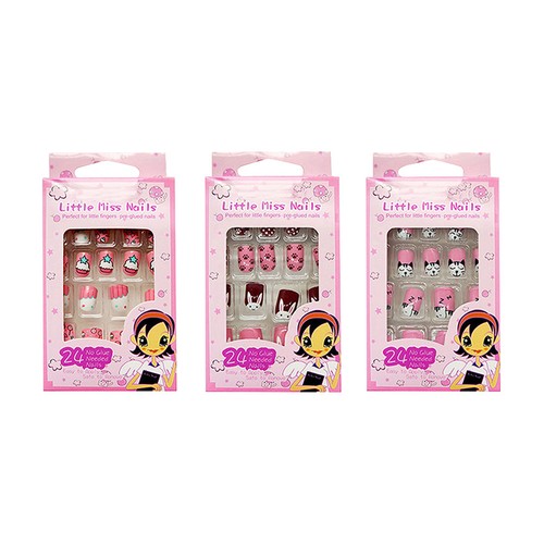 Boxes kids false nails stick - nails,