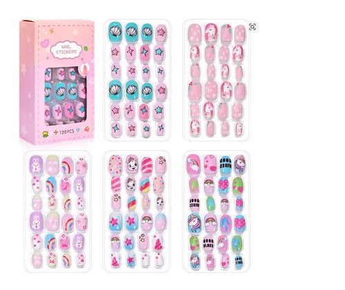 120pcs kids false - 120pcs, nails
