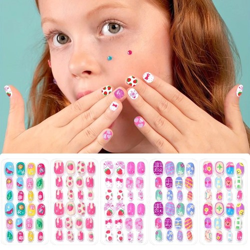 120pcs kids false - 120pcs, nails