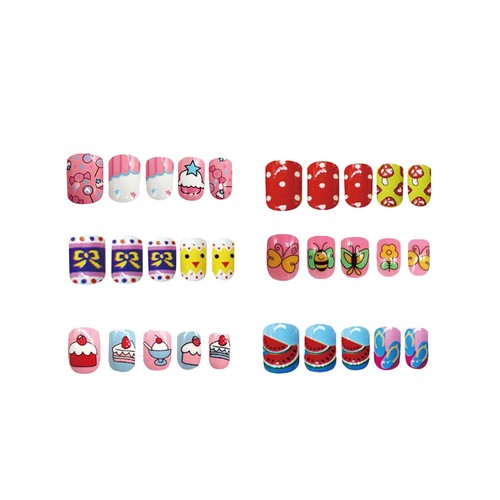 Reusable kids nail stickers - reusable,