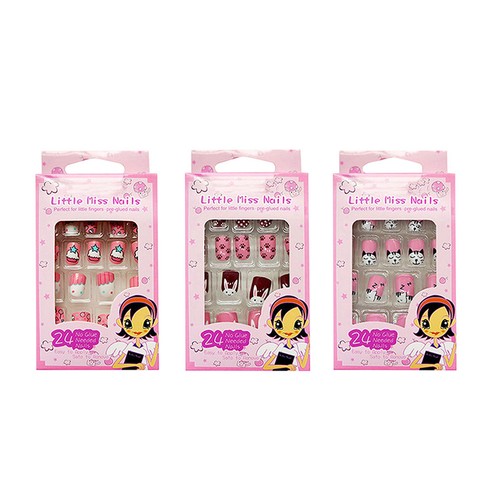 Boxes nail sticker childrens - nail,