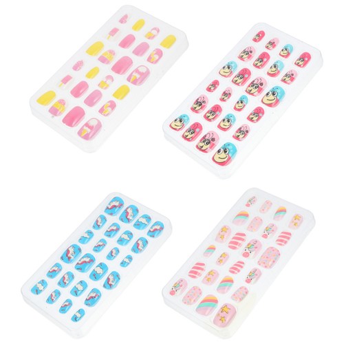 Durable kids false nails 96pcs - durable,
