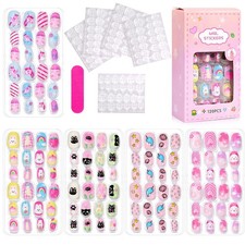 120PCS Kids Stick on Nails