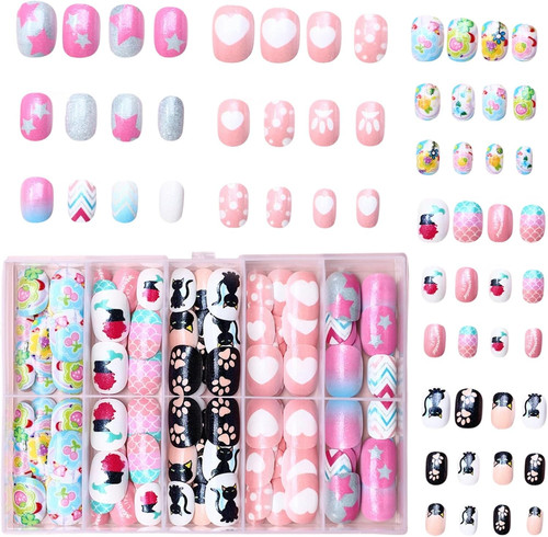 120 pcs fake nails - pcs, nails,