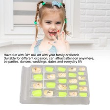 24 Pieces Kids False Nail Full