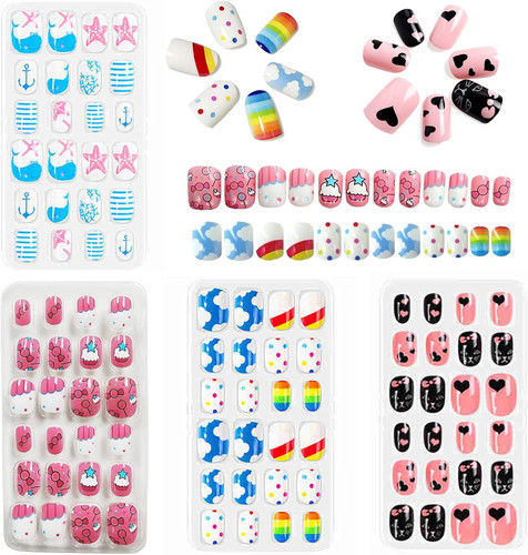 Pieces kids fake nails - 96, with