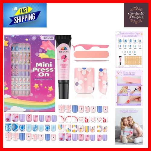 Sparkling kids fake - nail,