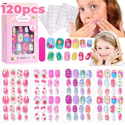 120pcs kids false nails - 120pcs,