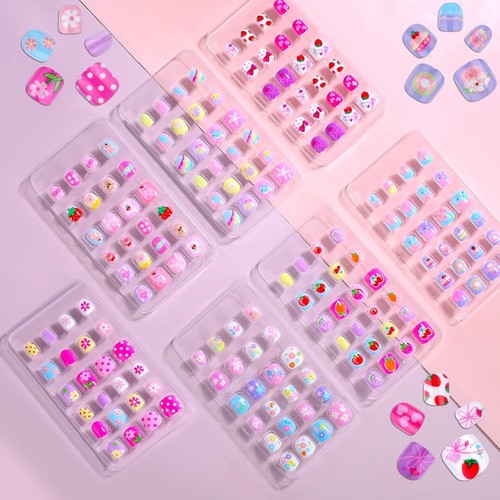 168pcs kids press nails - kids, set