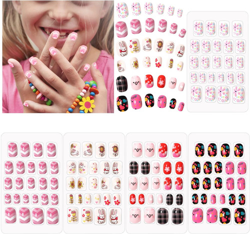Full cover girl false nails - cover,