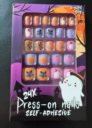 Kids halloween press fake - kids, press-on