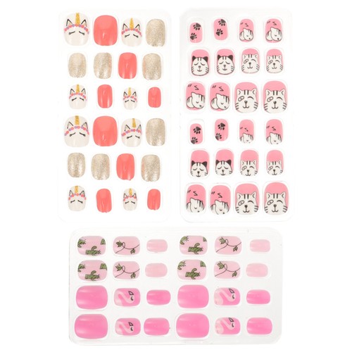 72pcs kids press - nails, full