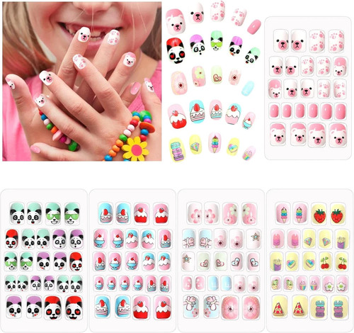 120pcs kids false - 120pcs, nails