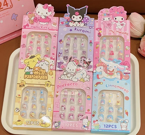 Pcs kids false nails press - nails,