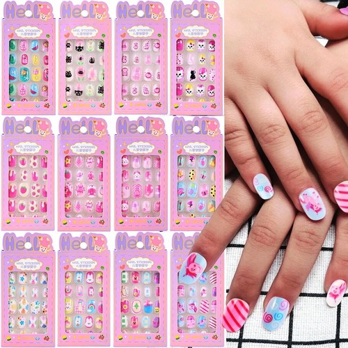 Pcs kids false nails - false,